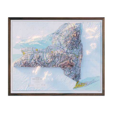 Nyc Elevation Map USA State Of New York Topographic Map 3D Terrain