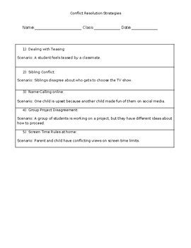 Image result for Conflict Resolution Role Play Examples