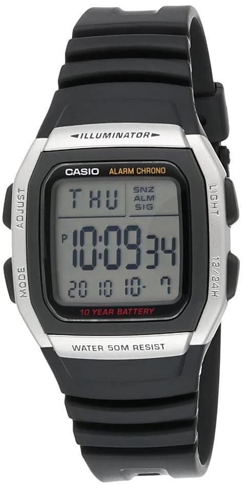 Casio Youth Series Digital Grey Dial Men's Watch - W-96H-1AVDF(D031 ...