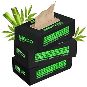 Buy Beco Bamboo Super Soft 2-ply Car Tissue Box| Facial Tissue-200 ...