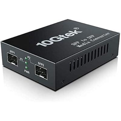 10Gtek 1.25G2.5Gbps Two Ports SFP Mode Converter, India | Ubuy
