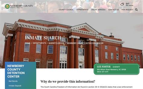 Newberry County Recent Arrests - Inmate Mugshot Search
