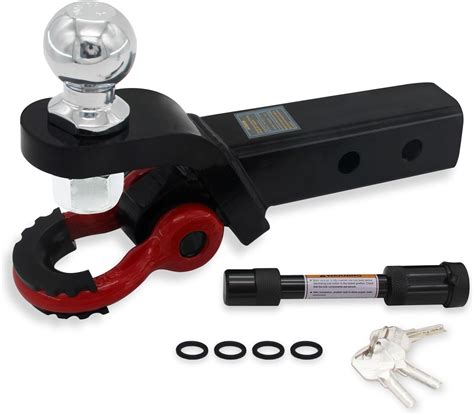 Amazon.com: 2-Inch Trailer Hitch Ball Mount with Trailer Ball, Hitch ...