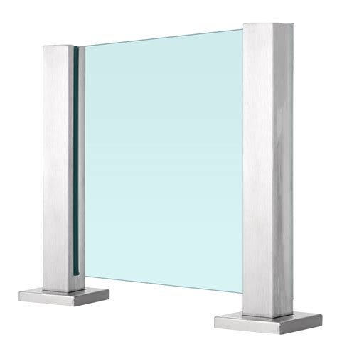 Buy Stainless Steel Glass Railing Post, Balustrade System with Hardware ...