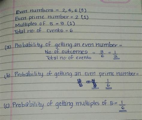 When a dice is rolled , what is the probability of getting : a ) an ...