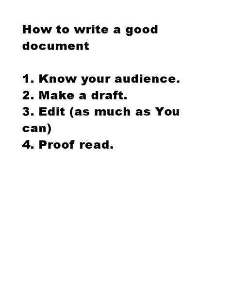 Image result for How to Write a Document