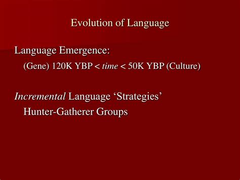 Image result for Language Evolution Flow Chart