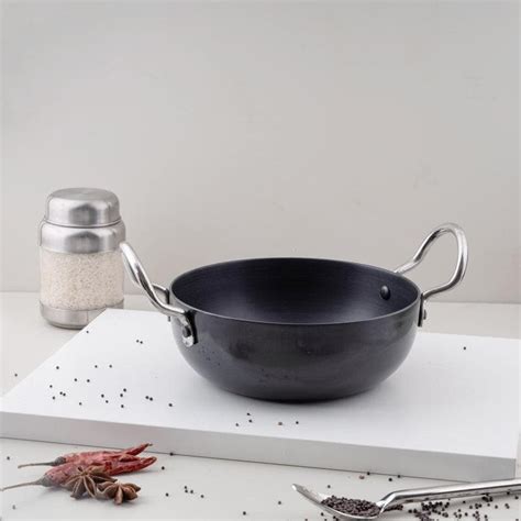 Buy Manifest Induction Safe Hard Adonised Kadhai - 1800 ML / 8 Inches ...