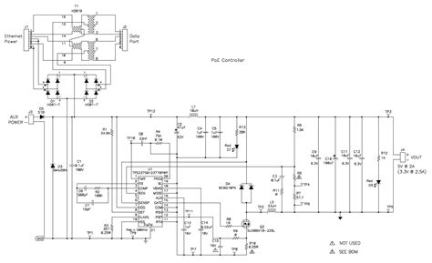 TPS23750EVM-107: POE 5V @ 2A, 36 ~ 57Vin
