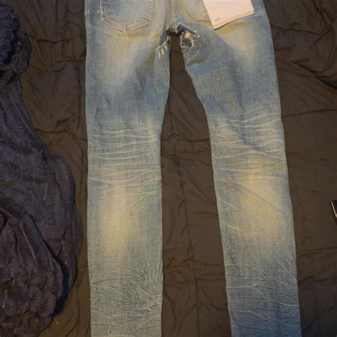 Blue Purple Jeans size 29, worn a few times, retails... - Depop