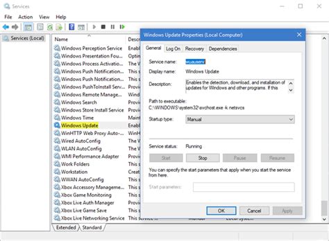 Image result for PowerShell Wuauserv