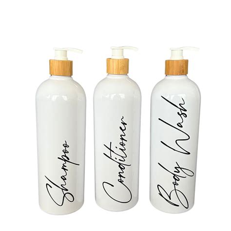 Refillable Shampoo bottles Australia | Large 1L Bathroom Bottles – Love ...