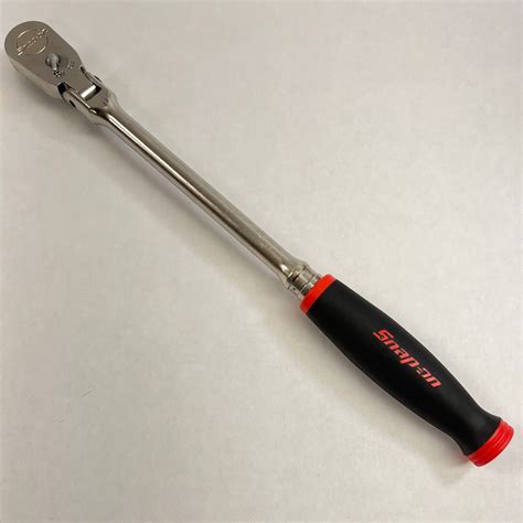 Snap On 3/8" Drive Dual 80 Technology Soft Grip Long Handle Flex-Head ...