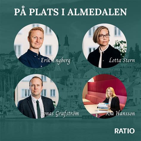 Flera av Ratios forskare – (Char)lotta Stern, Jonas Grafström, Åsa Hansson och Erik Engberg ...
