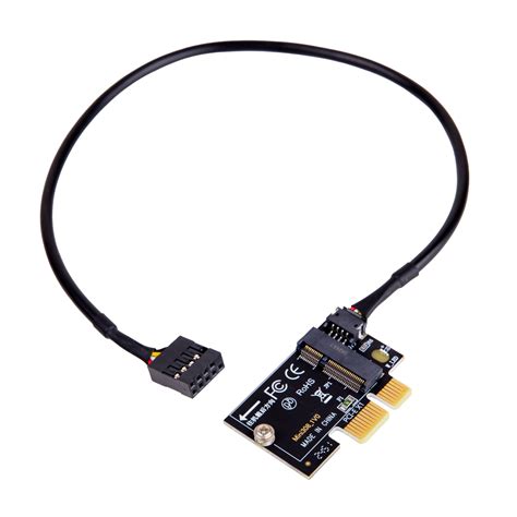 POWERX NGFF to PCIe ADAPTER WITH CABLE MINI PCIe WIRELESS CARD CONVERT