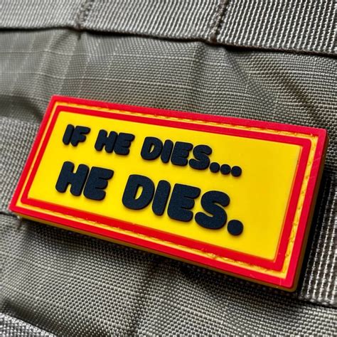 VIOLENT LITTLE MACHINE SHOP DEBUTS THE "IF HE DIES… HE DIES." PATCH