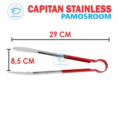 Jual Pamosroom Penjepit Makanan Capitan Gorengan Penjepit Stainless ...