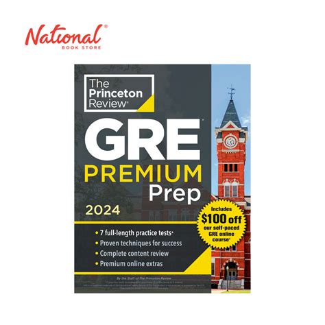 PRINCETON REVIEW GRE PREMIUM PREP 2024 BY THE PRINCETON REVIEW - TRADE PAPERBACK - REVIEWER