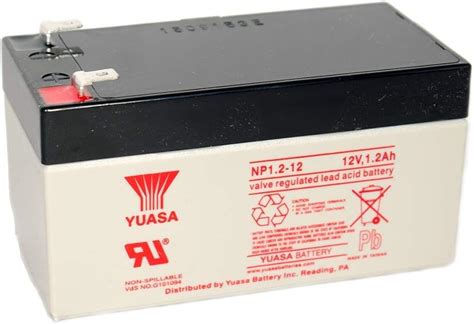 Yuasa Sealed Lead Acid Battery - 12V, 1.2AH, F1 India | Ubuy