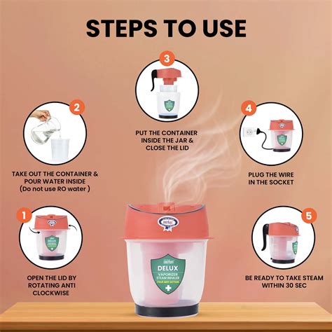 Buy CRESCENT DELUX VAPORIZER STEAMER FOR COLD AND COUGH, ICE RED Online ...