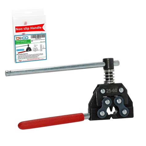 DIKOO #25-60 Roller Chain Breaker Cutter (Non-Slip Handle) #25, 35, 41 ...