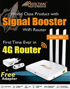 Realtime 5G Router with Free Adapter Router 2.4 GHz 100 Mbps Wifi Speed ...