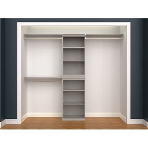 ClosetMaid Modular Closet 21.38-in W x 15.91-in D x 40.29-in H Smoky ...