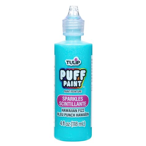 Tulip Puff Paint Sparkles Hawaiian Fizz 4 fl. oz. – Tulip Color Crafts