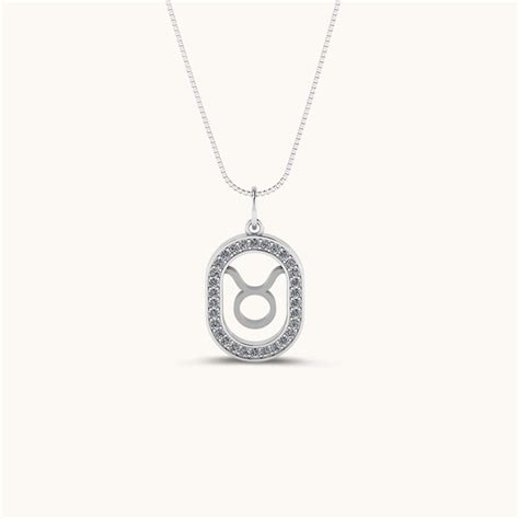 Pure 925 Silver Personalised Zodiac Taurus Pendant Necklace by Janki ...