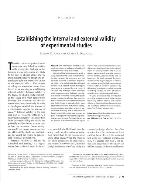 Image result for Low External Validity