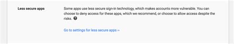 Enable Less Secure Apps 的图像结果