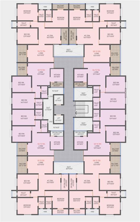 1475 Sq Ft 2 Bhk 3t Apartment For Sale In Pushkar Properties 33C ...