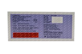 Moncel Fx 10120 Mg Tablet 10 - Uses, Side Effects, Dosage, Price | Truemeds