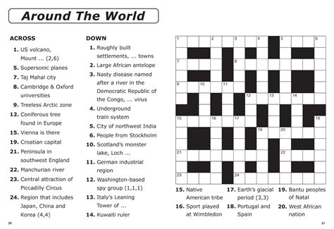 Fun Easy Crossword Puzzles for Seniors | 101 Activity