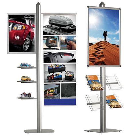 Free Standing Leaflet Display - 4 Channel Pole – Bensung