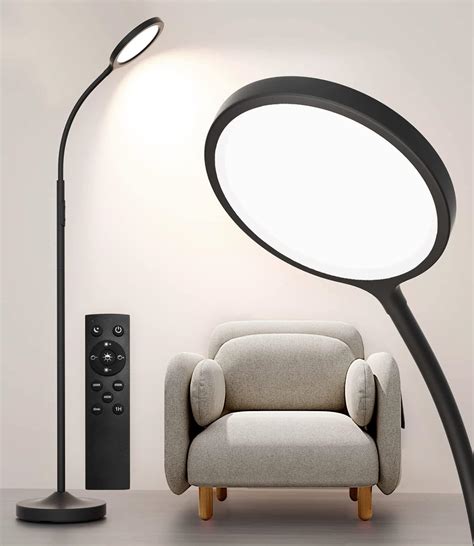 luckystyle Floor Lamp,Super Bright Dimmable LED Lamps for Living Room ...