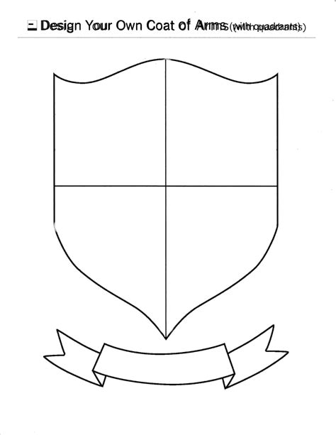 50+ Free Printable Coat Of Arms Templates [Editable PDF]