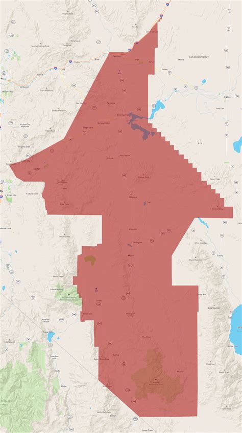 Nevada Lyon County - AtlasBig.com