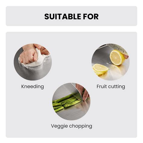 Stainless Steel Chopping Board for Kitchen - Fressho