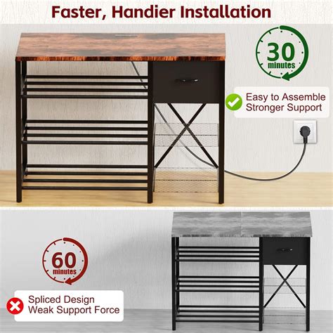 GUULIBERA 3D Printer Stand with Filament Storage Rack, 3D India | Ubuy