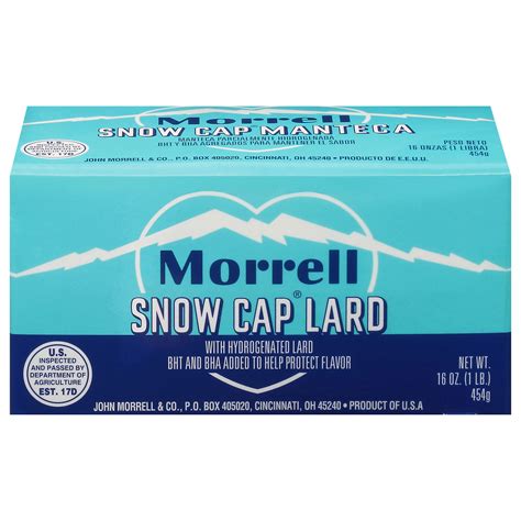 John Morrell Lard, Snow Cap