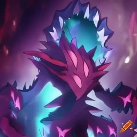 Demonic armored pokemon knights in battle mode with moon background on ...