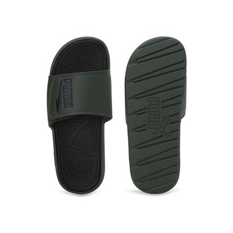 Buy Puma Cool Cat 2.0 V FS Unisex Olive Green Sliders Online