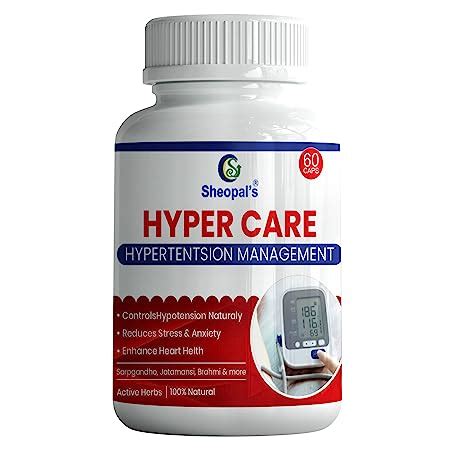 Buy Sheopals Hyper Care High Blood Pressure Capsule For Hypertension ...