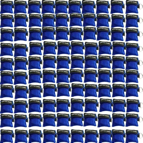 CPR Kit,100 pcs/pack CPR Mask, One-way Valve Emergency Face Shields ...