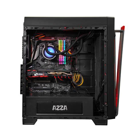 Buy Azza CSAZ-270 Obsidian MID-Tower CASE W/Digital RGB Fans Online at ...