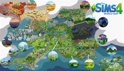 Image result for Sims 4 World Map Install Mod