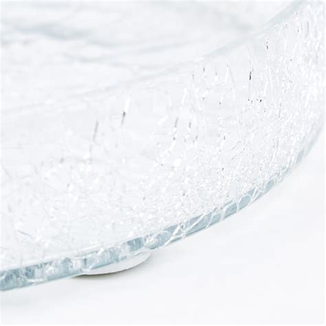 Buy Nolan Glass Crackle Decorative Bowl from Home Centre at just INR 299.0