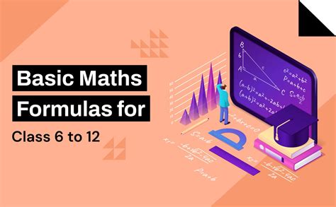 Basic Maths Formulas for Class 6 to 12 - Oswal Publishers