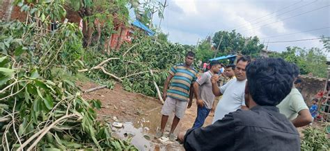 चक्रवाती तूफान का कहर: सतना में 5 मिनट में 60 कच्चे घर ढहे, कई घरों के ...